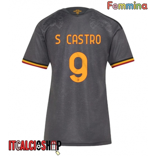 AS Roma Santiago Castro #9 Terza Maglia Femmina 2026-27 Manica Corta